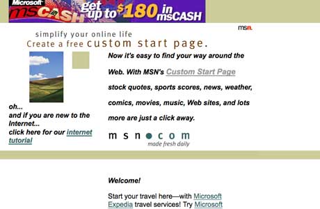 MSN old version