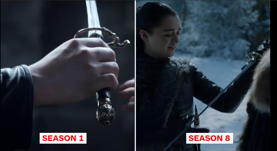 Game Of Thrones then now season vs season 8 3