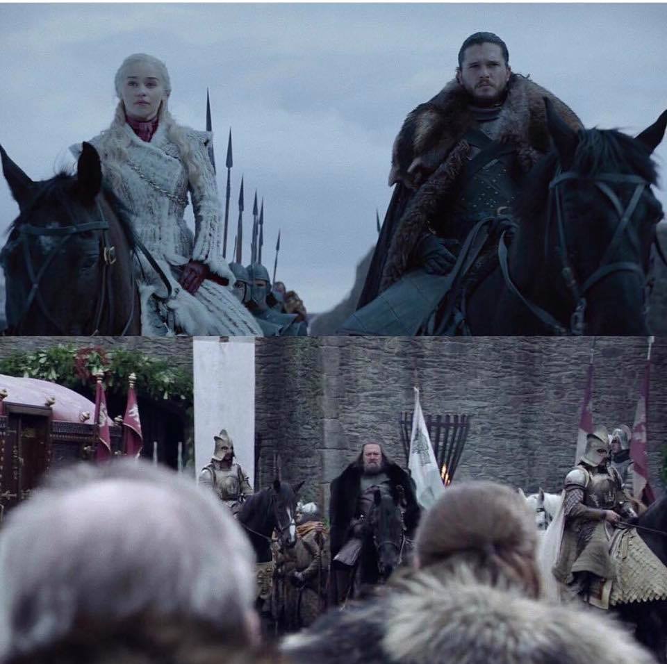 Game Of Thrones then now season vs season 8 7
