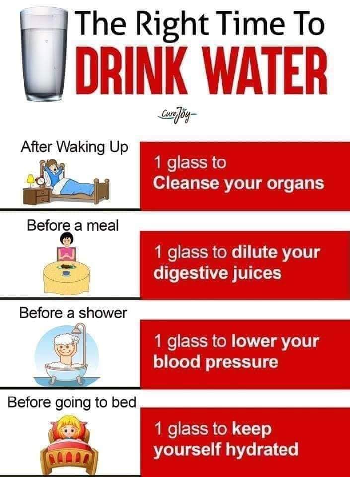 health tips about water