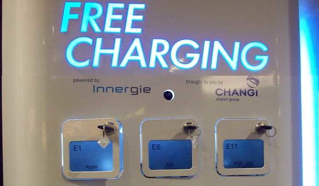 charging station changi airport
