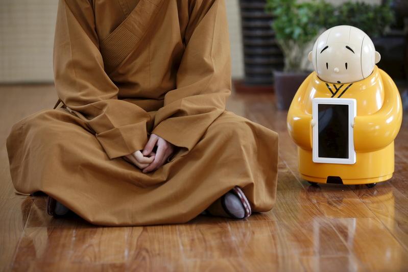 Robot Monk In Japan