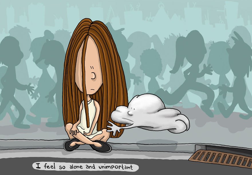 Chrissy McYoung depression illustrations 6