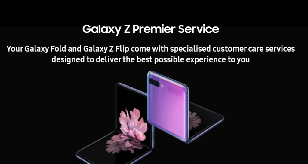 خدمة Galaxy Z Premier