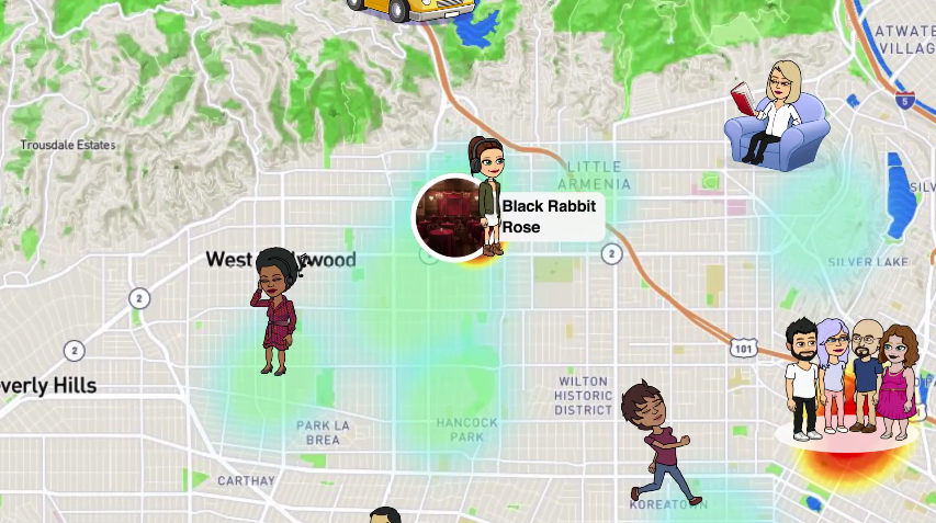 snapchat location tracking