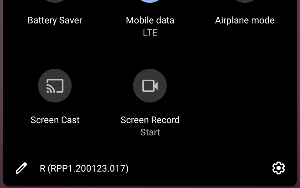 Screen recording android 11