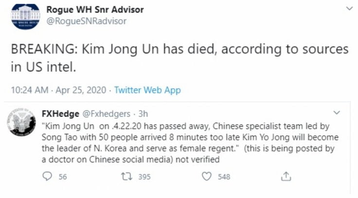 us confirm kim jong died