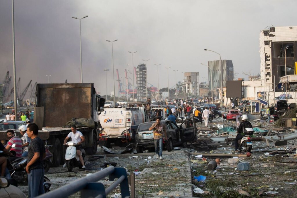 city of beirut after blast