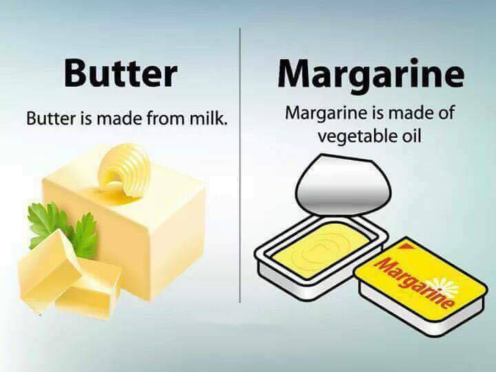 butter margarine difference