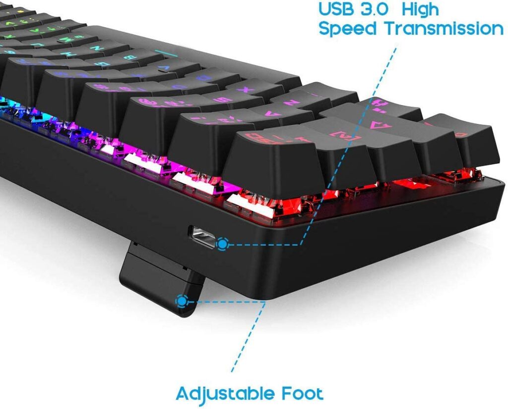 DIERYA DK63 Wireless Wired Mechanical Gaming Keyboard