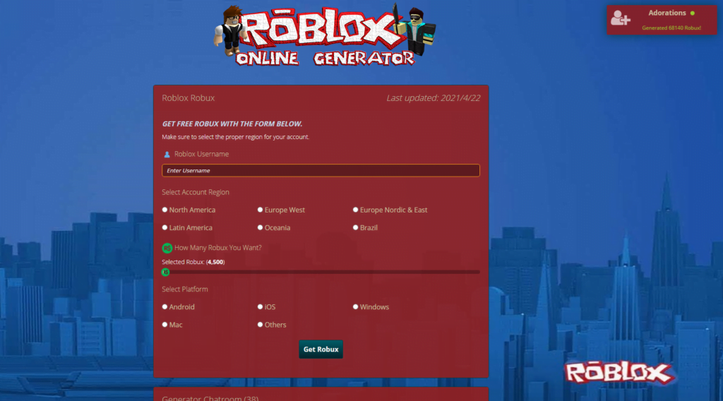 R] Roblox Robux Generator! FREE ROBUX!! Hack Codes [DWoz@E]