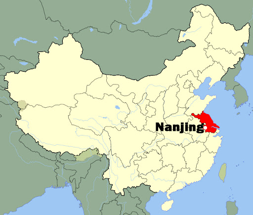 NANJING CHINA MAP