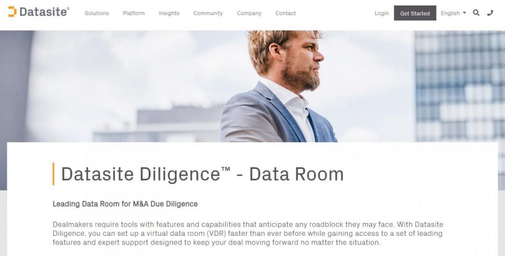 Data Site Diligence