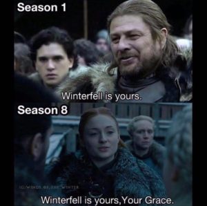 Game Of Thrones - Season 1 vs Season 8 Pictures Comparison