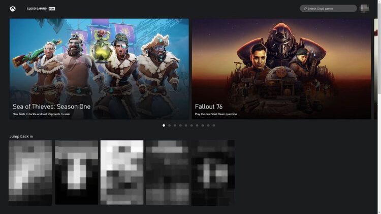 xbox game pass browser app