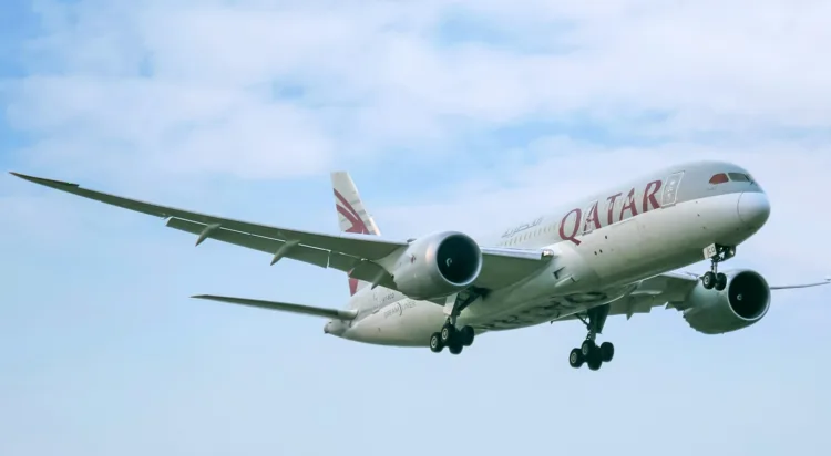 Qatar airways dreamliner