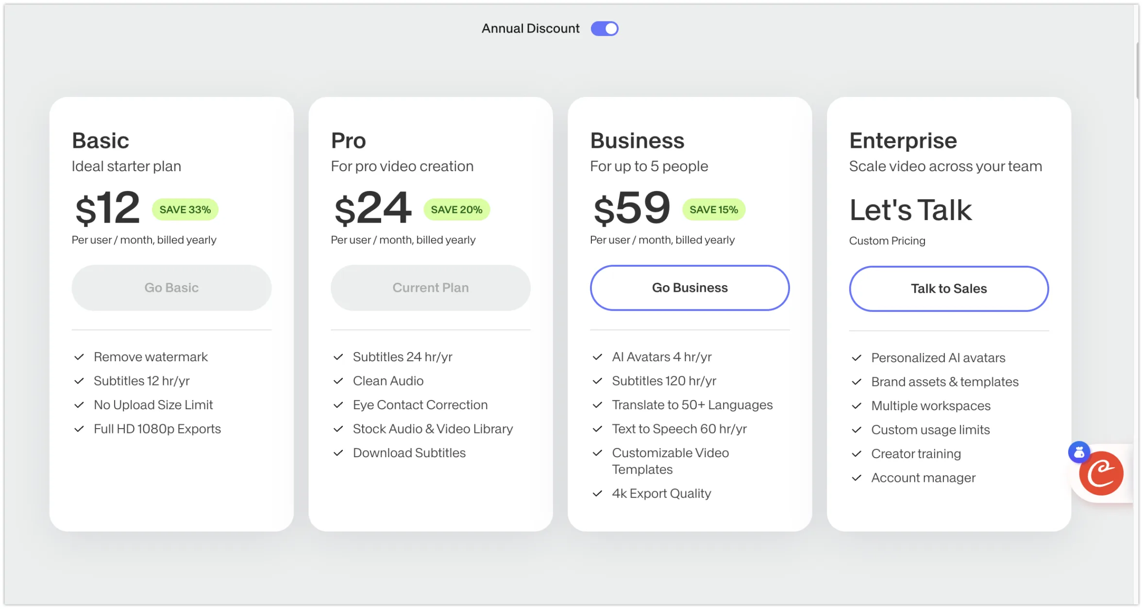 veed io pricing