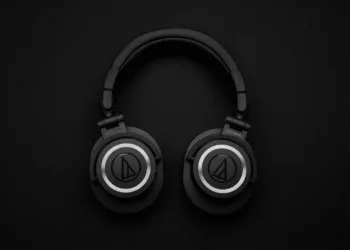 Top View Photo of Black Wireless Headphones