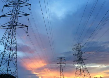 Transmission Tower Under Gray Sky