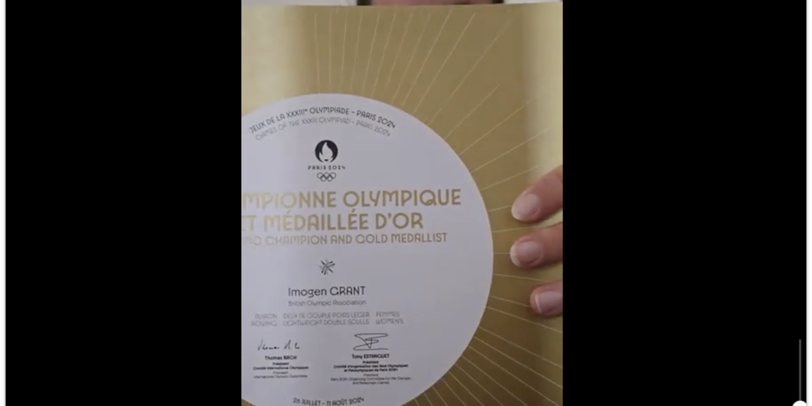 2024 Paris Olympics Gold Medal Unboxing