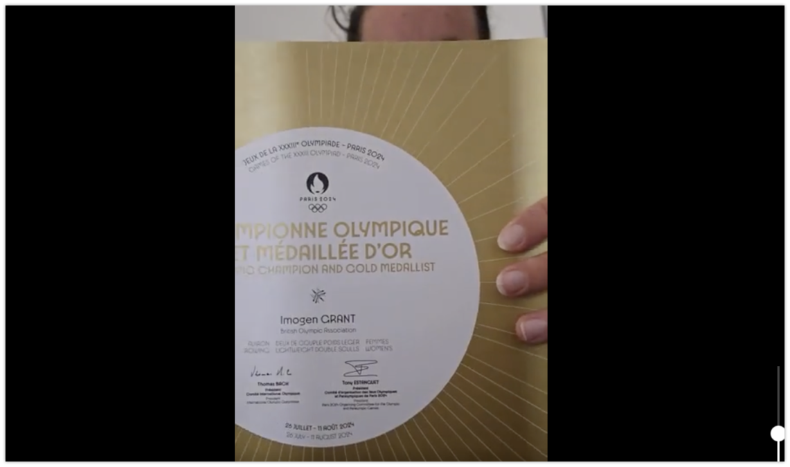 2024 Paris Olympics Gold Medal Unboxing