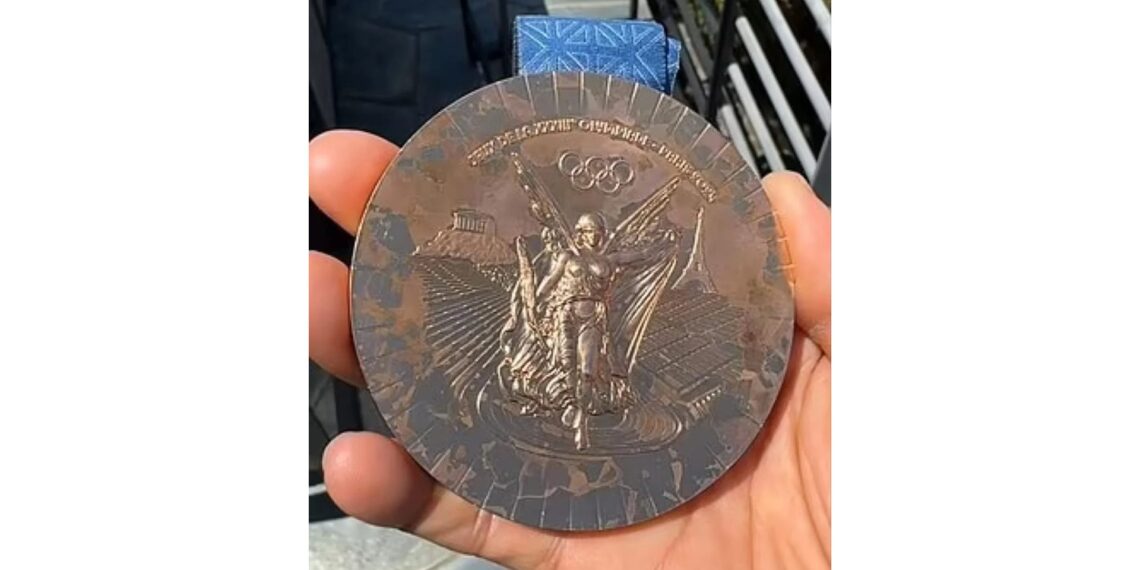 Degraded quality of Olympic bronze medal