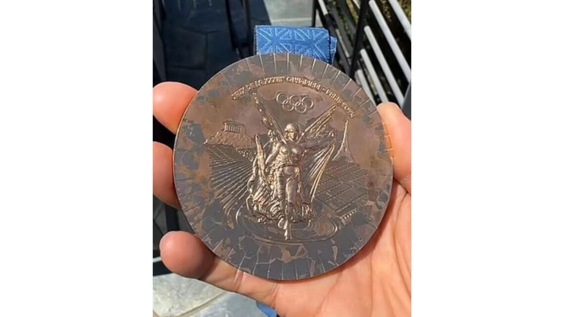 Degraded quality of Olympic bronze medal