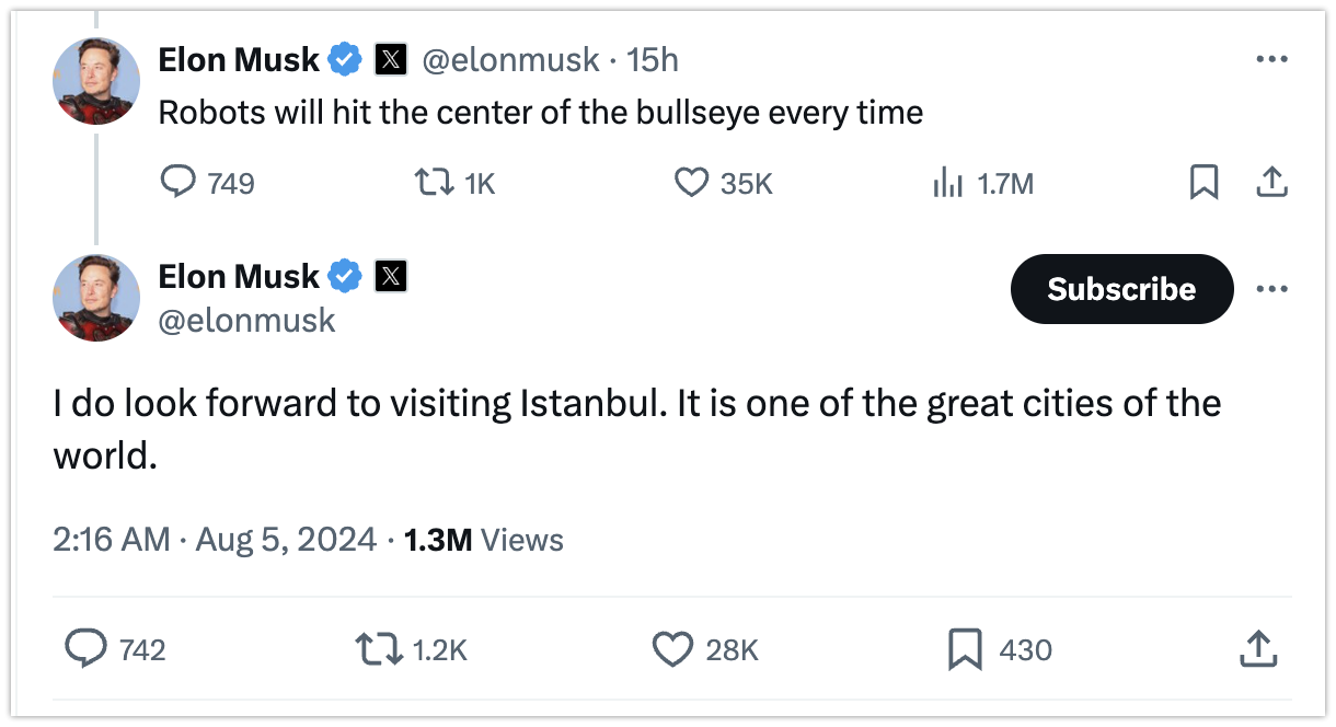 Elon's ereply to yusuf