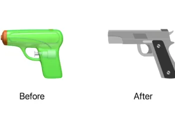 X Replaced Water Gun Emoji With an Actual Gun on iOS