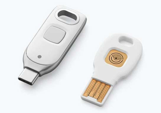 Hardware tokens provide high security for logins and are compatible with smartphones.