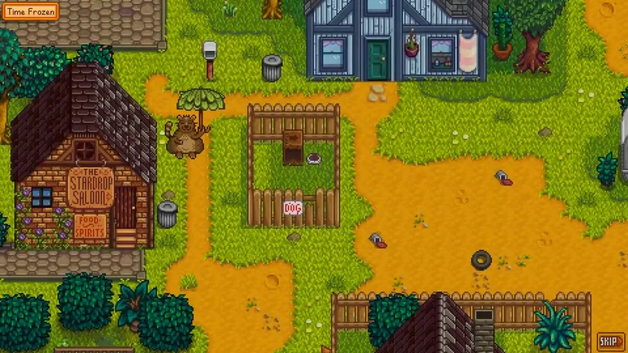 stardew valley trash bear