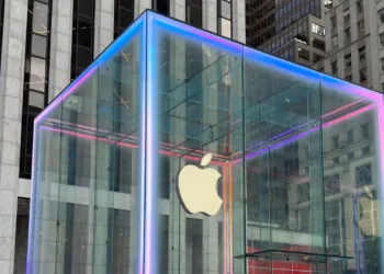 Apple Fifth Ave Lights Up for iPhone 16 Launch