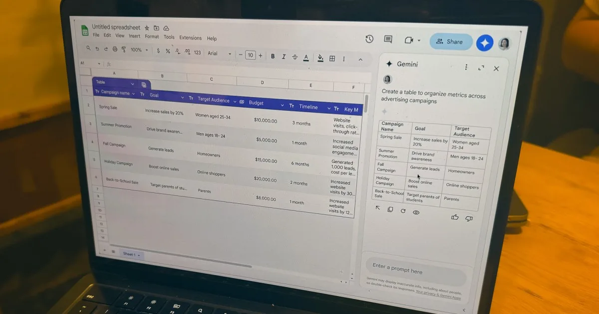 Google Enhances Gemini in Sheets and Adds a Cool NotebookLM Trick