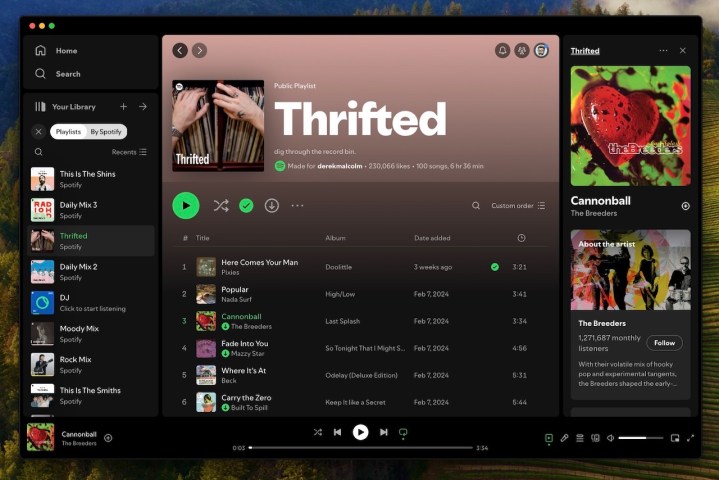 How to see lyrics in the Spotify desktop app.