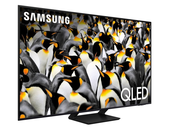 The Samsung Q70D QLED 4K TV on a white background.