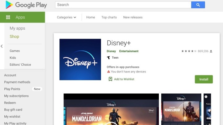 Disney+ on Google Play