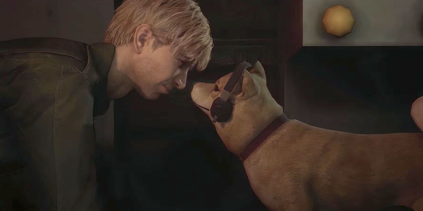 James and the Dog in Silent Hill 2 Remake