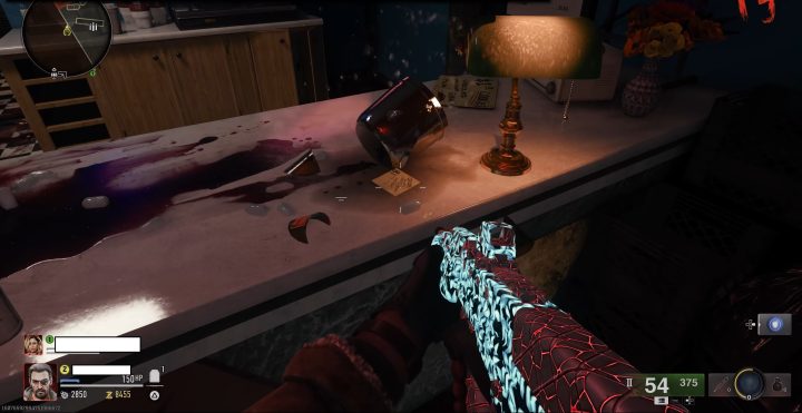 A post-it note on a counter in Black Ops 6.