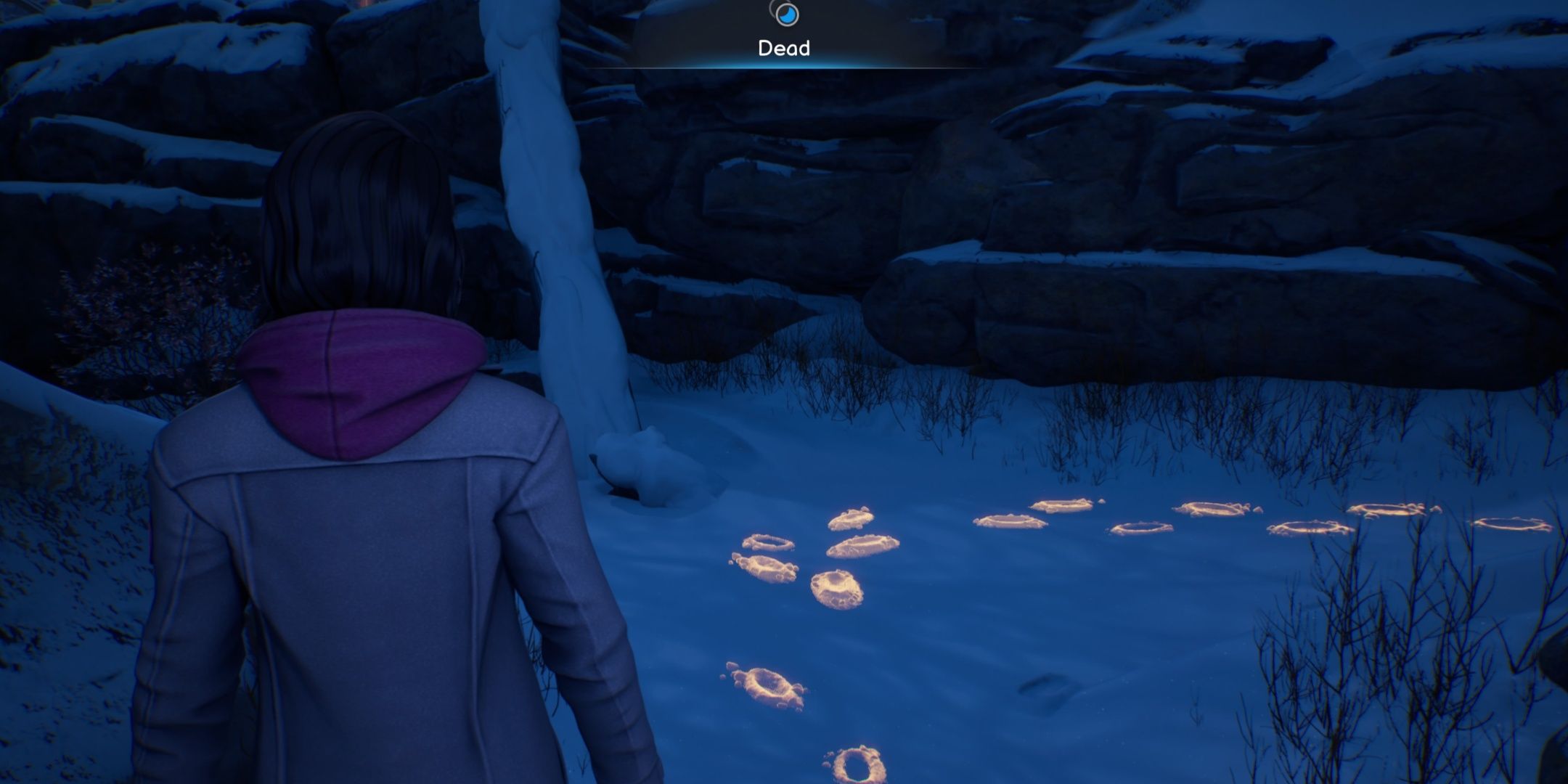 Max pulsing to see Living World footprints in Life is Strange Double Exposure