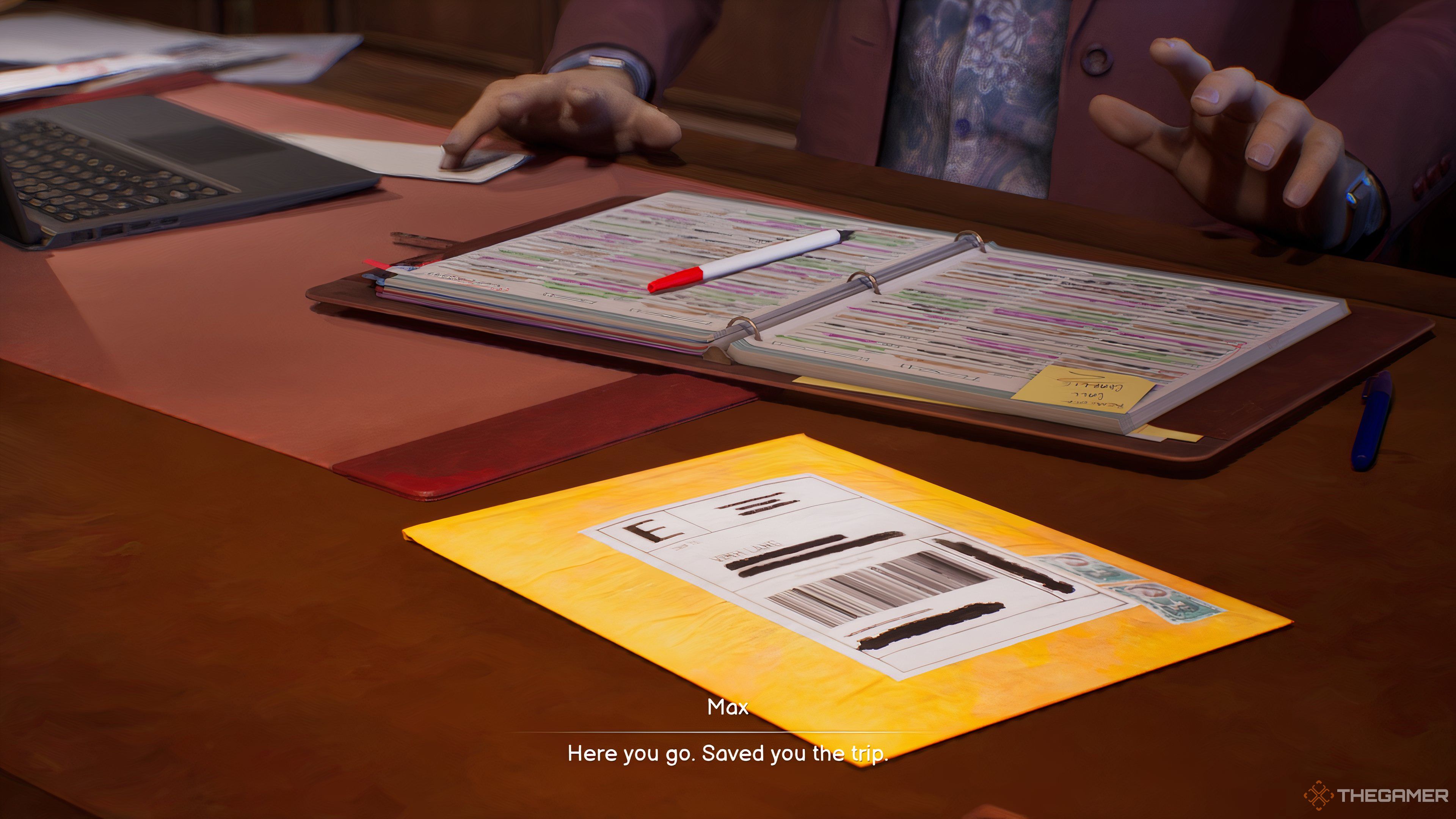 Vinh's Package On His Desk In Life Is Strange: Double Exposure.