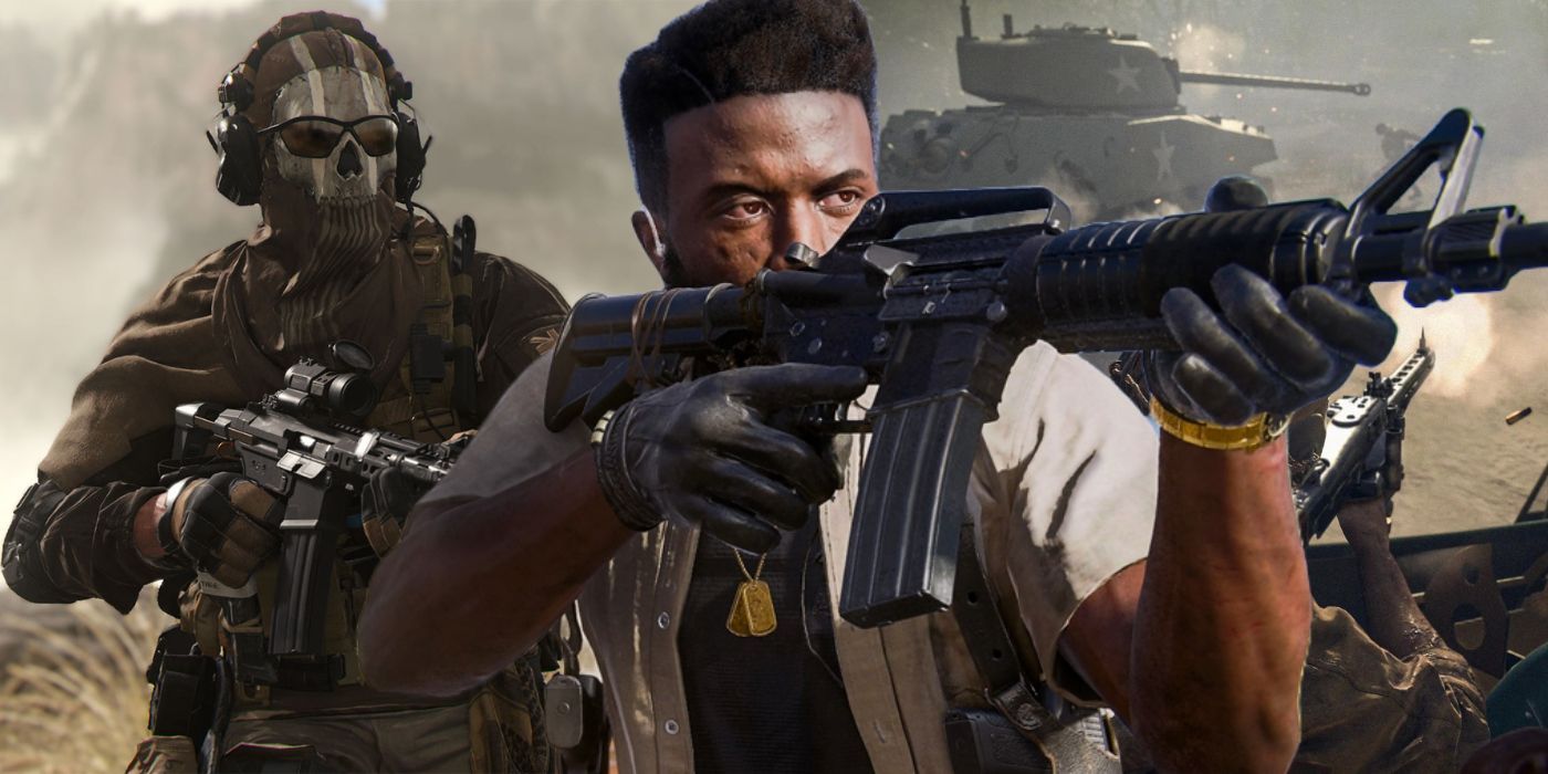 A character in Call of Duty: Black Ops 6 alongside Ghost from Modern Warfare