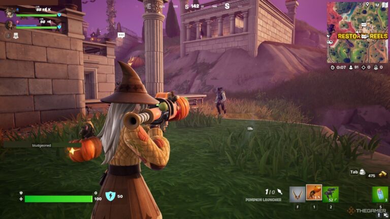 Discovering Fortnite's Pumpkin Launcher Locations