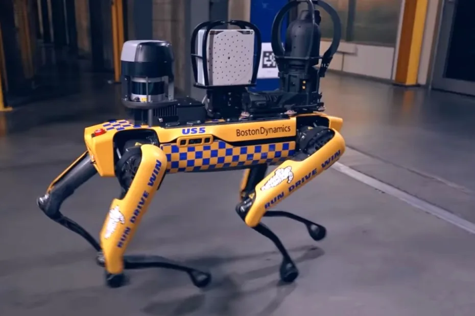 Spot Robot from Boston Dynamics Assists at Michelin