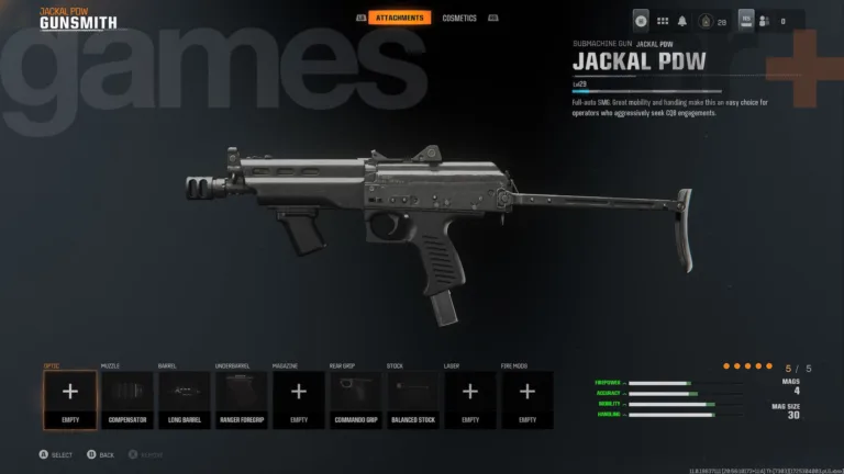 Top Jackal PDW Loadout and Build for Black Ops 6