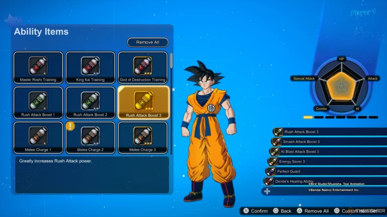 Complete Guide to Ability Items and Effects in Dragon Ball: Sparking Zero