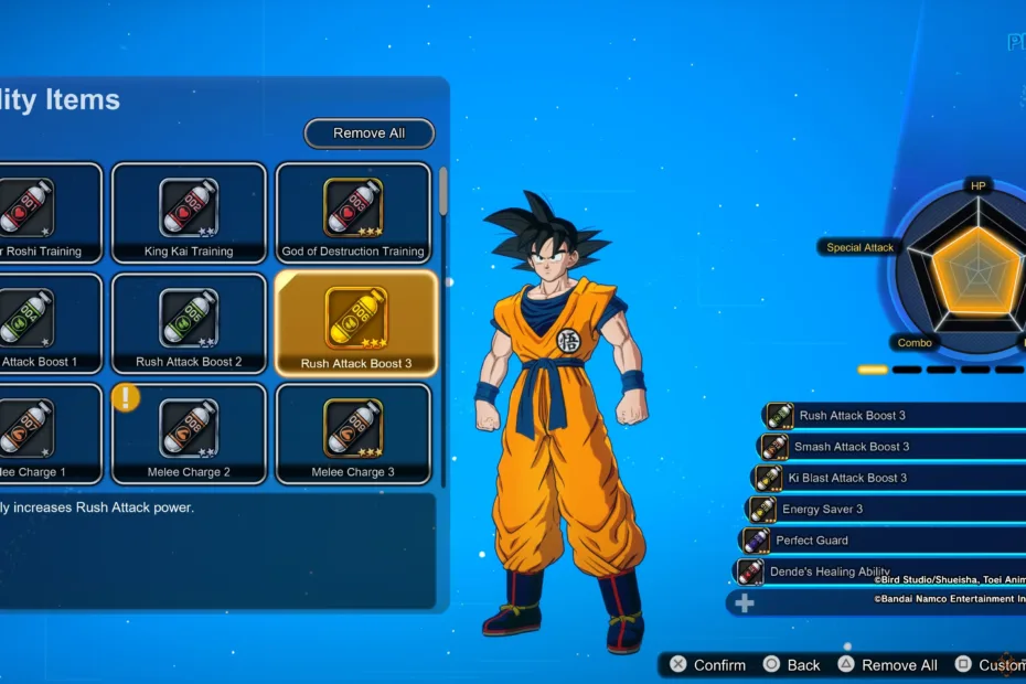 Complete Guide to Ability Items and Effects in Dragon Ball: Sparking Zero