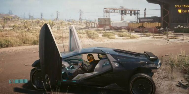 Discovering the Rayfield Caliburn (Batmobile) in Cyberpunk 2077