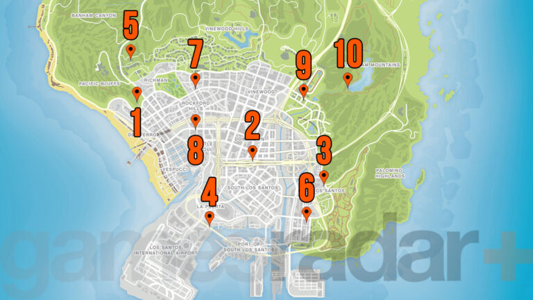 Locations for Capturing GTA Online Ghosts Exposed Photos