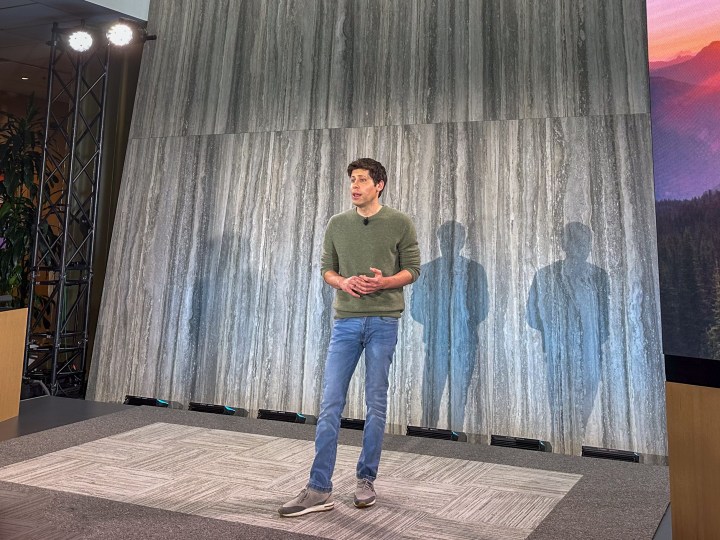 OpenAI CEO Sam Altman at a product event.