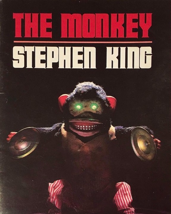 The book cover for Stephen King's The Monkey.